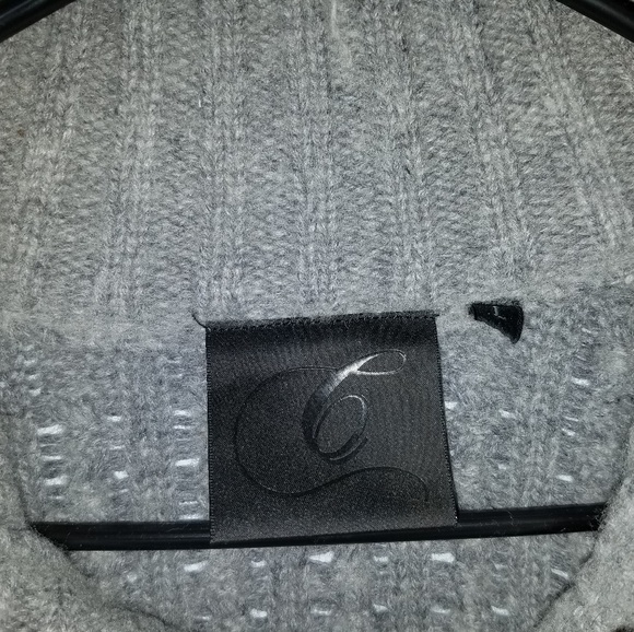 Couture Gray Wool Sweater L - Picture 4 of 5